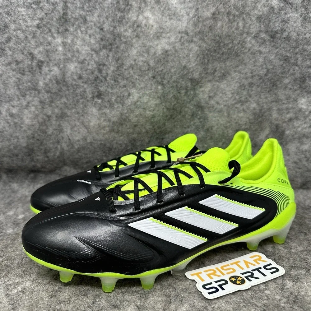 Adidas Copa Pure 3 Elite FG Soccer Cleats Mens Size 10 Black Lucid Lemon JH6304